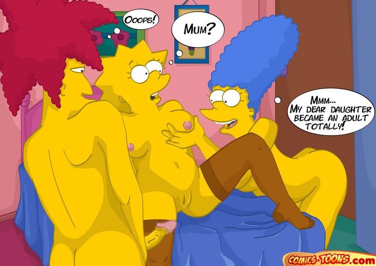 Unbidden Guest At Simpson's House porn comic picture 8