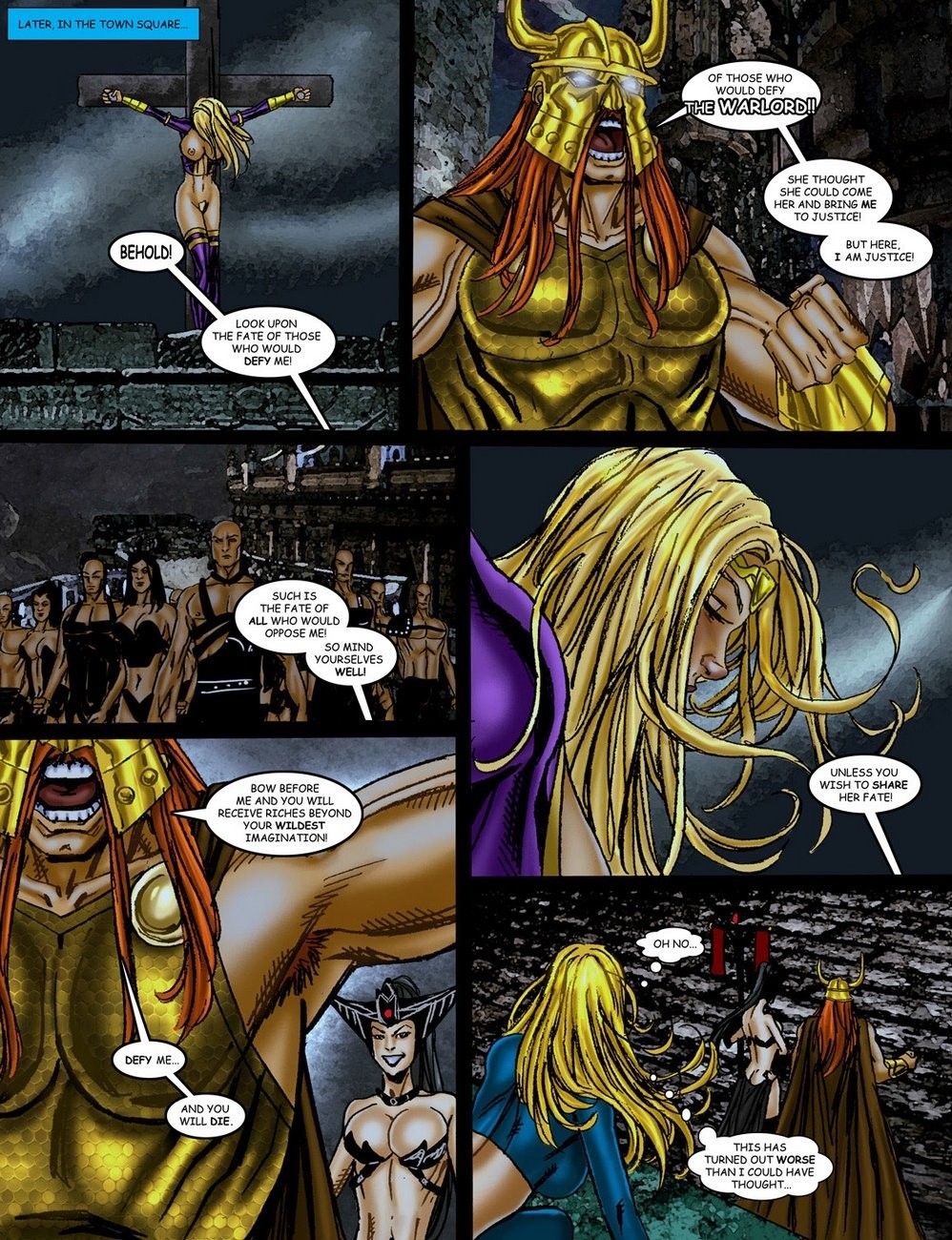 9 Superheroines Vs Warlord 2 porn comic picture 23