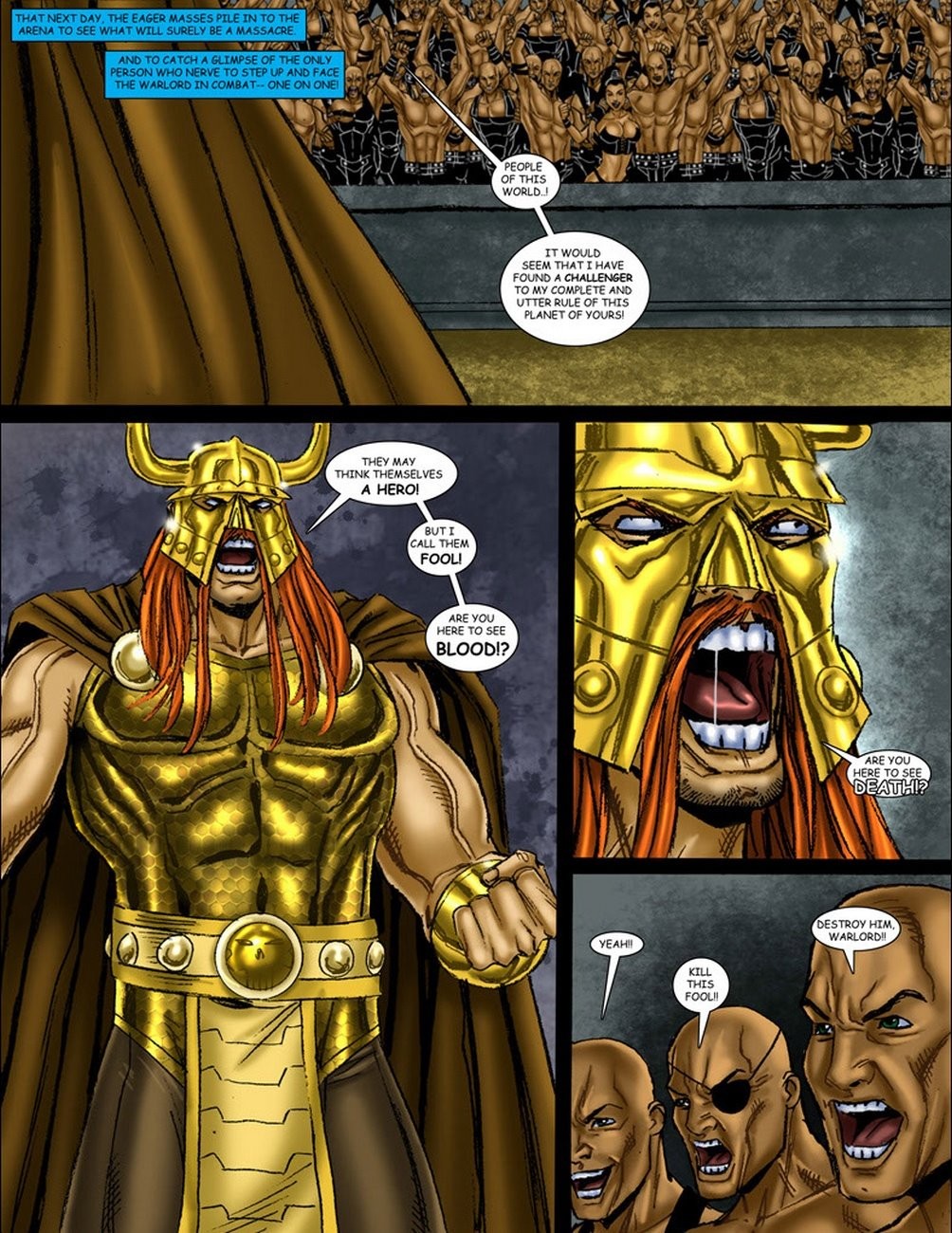 9 Superheroines Vs Warlord 3 porn comic picture 3