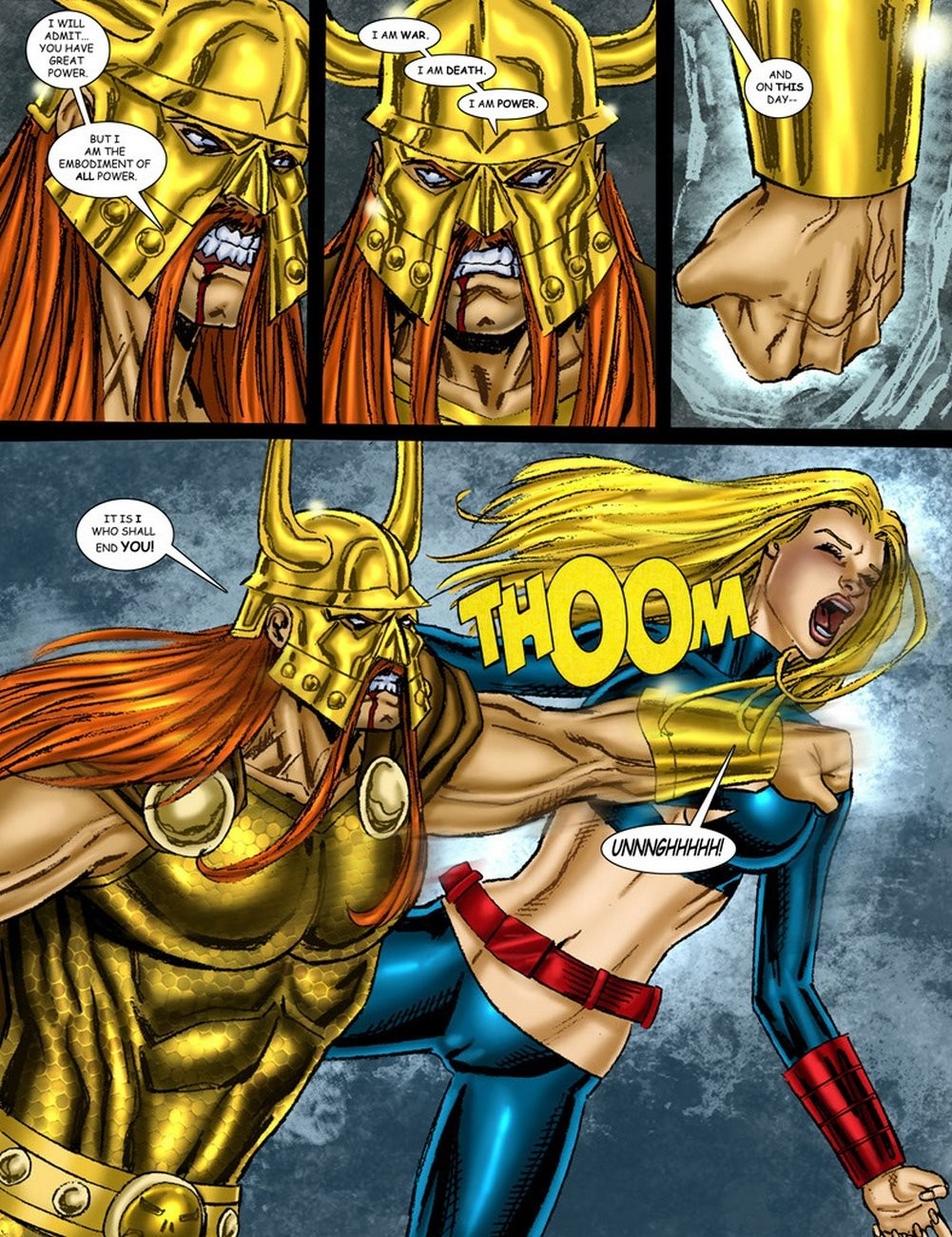 9 Superheroines Vs Warlord 3 porn comic picture 7