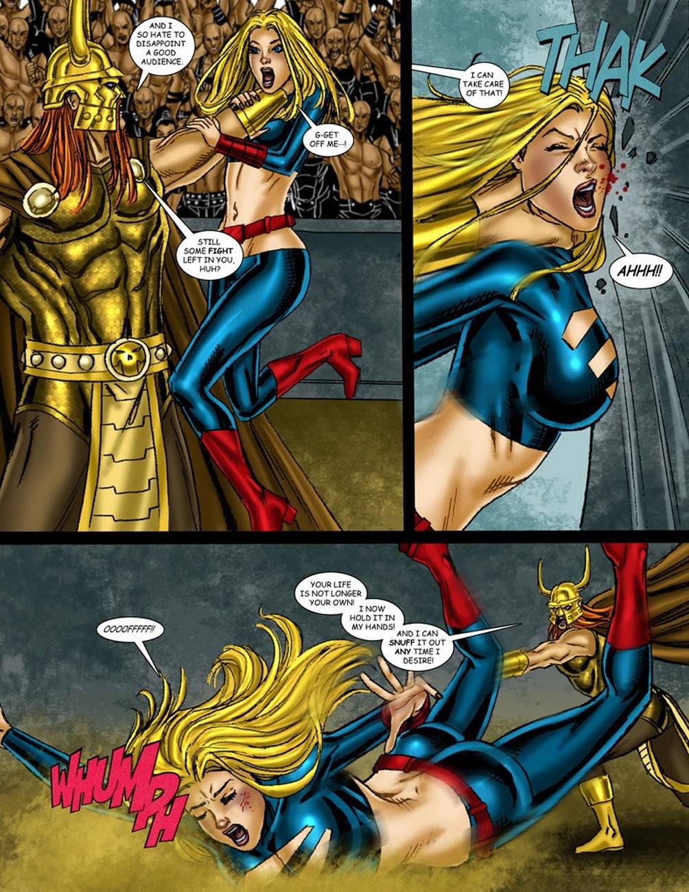 9 Superheroines Vs Warlord 3 porn comic picture 9