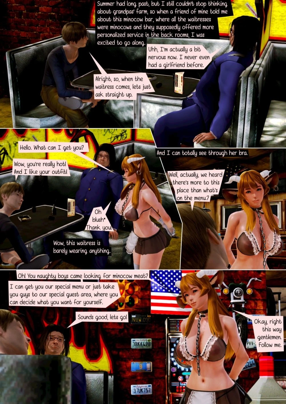 A Boy and His Cows 2 porn comic picture 1