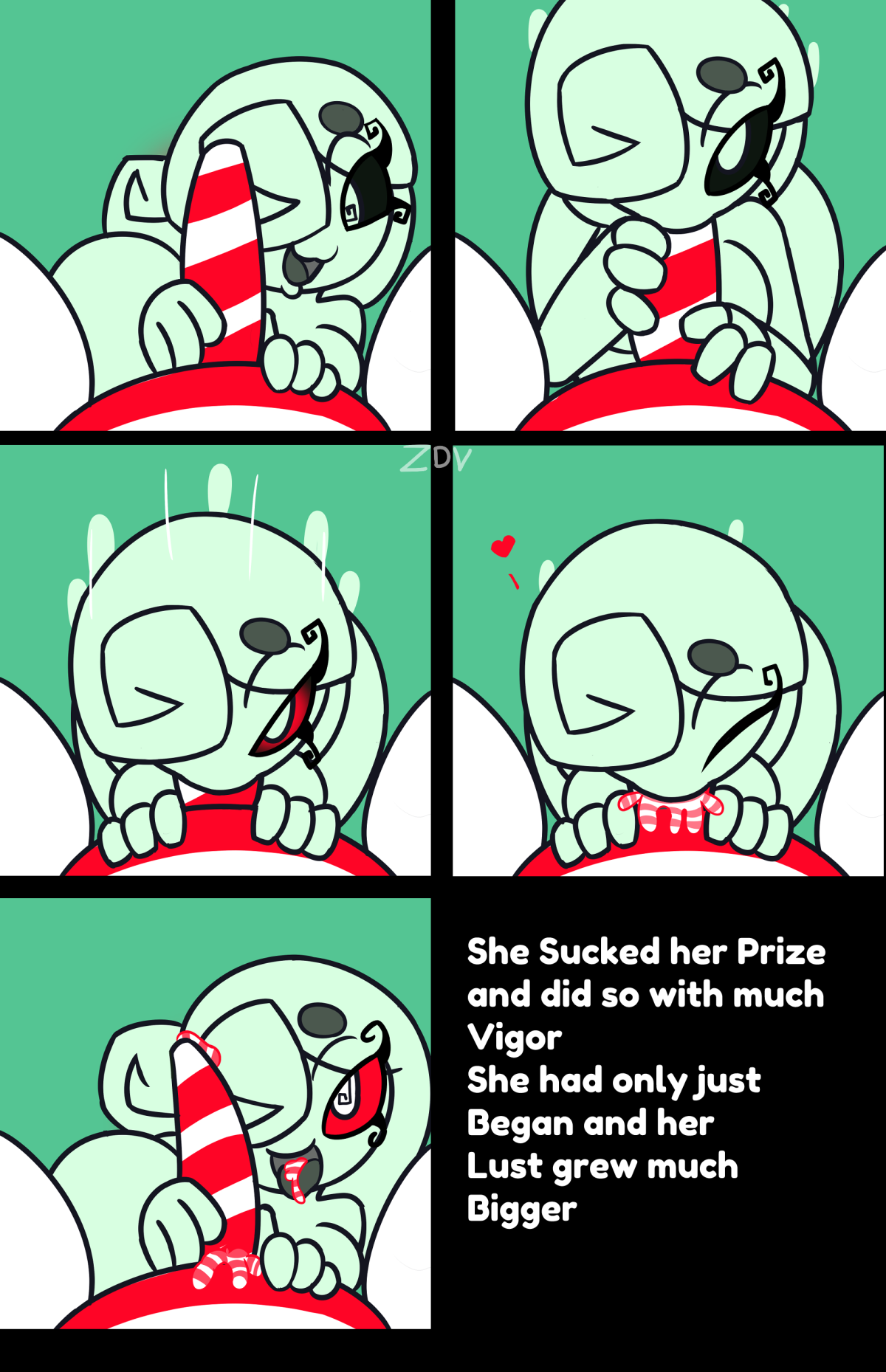 A Ghost and a Peppermint Bee porn comic picture 2