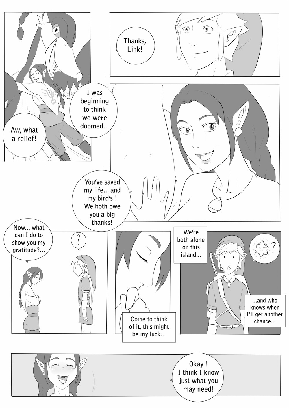 A link between girls 1 - Orielle porn comic picture 4
