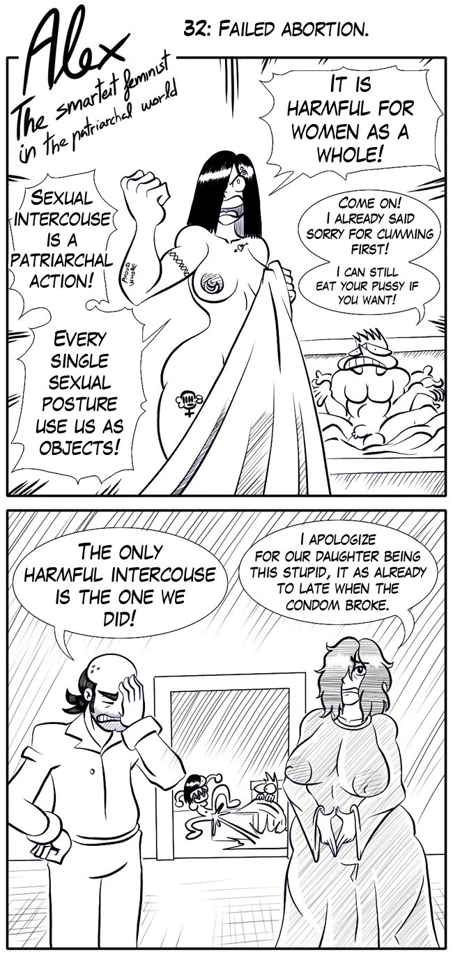 Alex the Smartest Feminist in the Patriarcal World porn comic picture 33