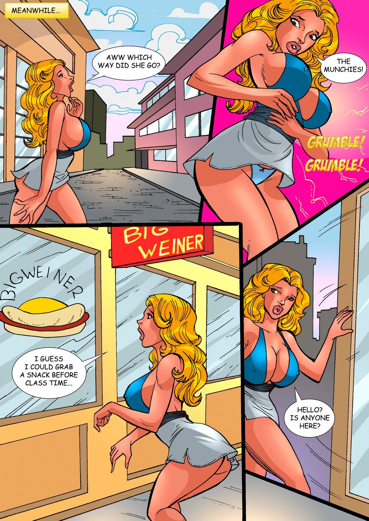 Alicia goes Wonderland porn comic picture 8