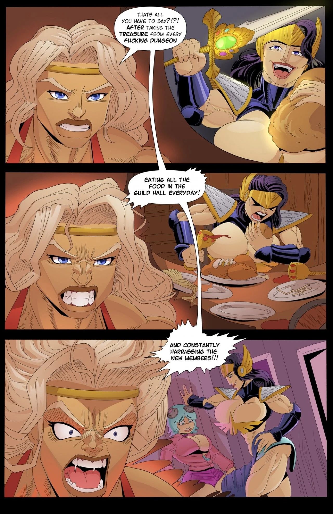 Amazons Guild porn comic picture 6