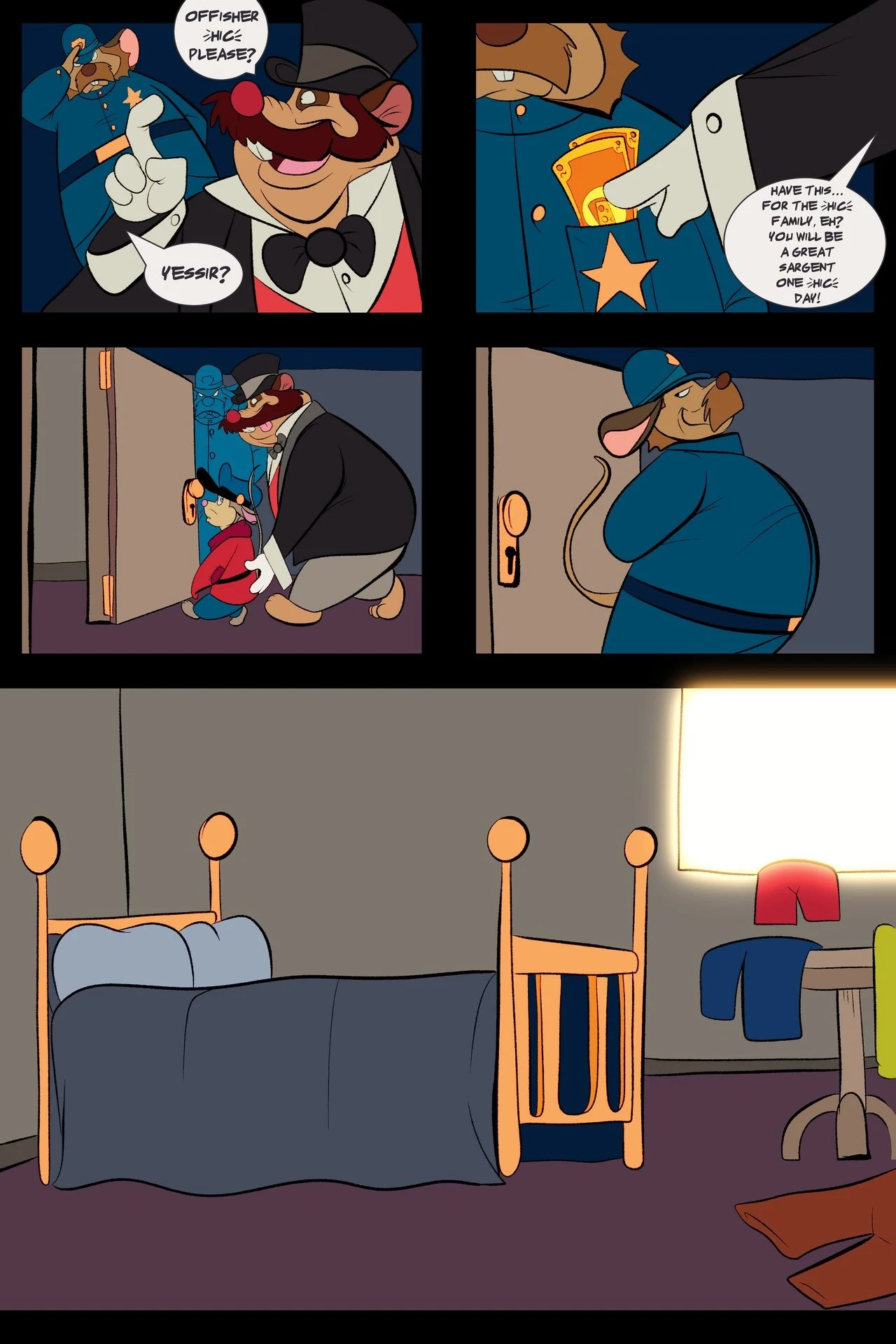 An American Tail Fievel meets the Mayor porn comic picture 3