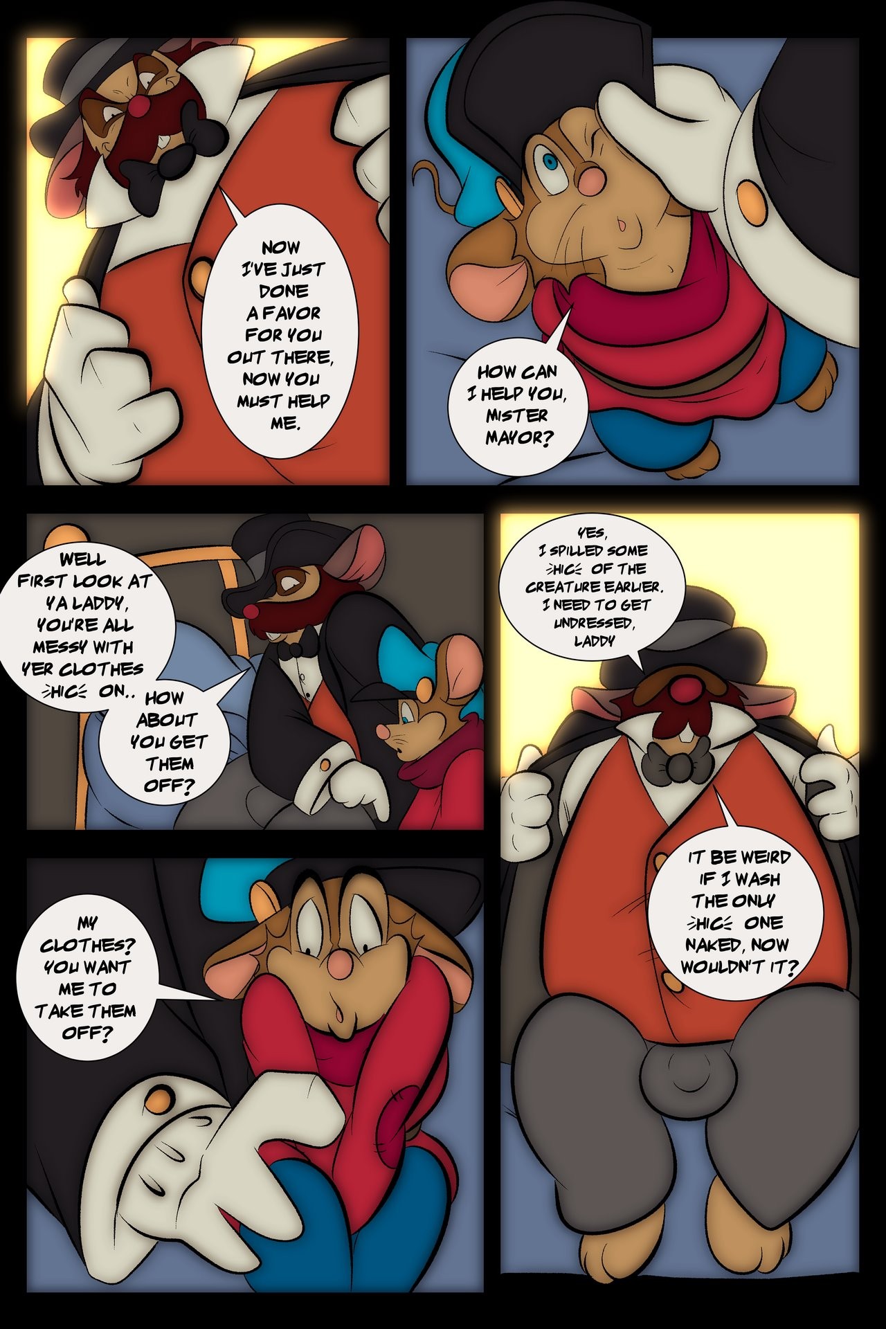 An American Tail Fievel meets the Mayor porn comic picture 5