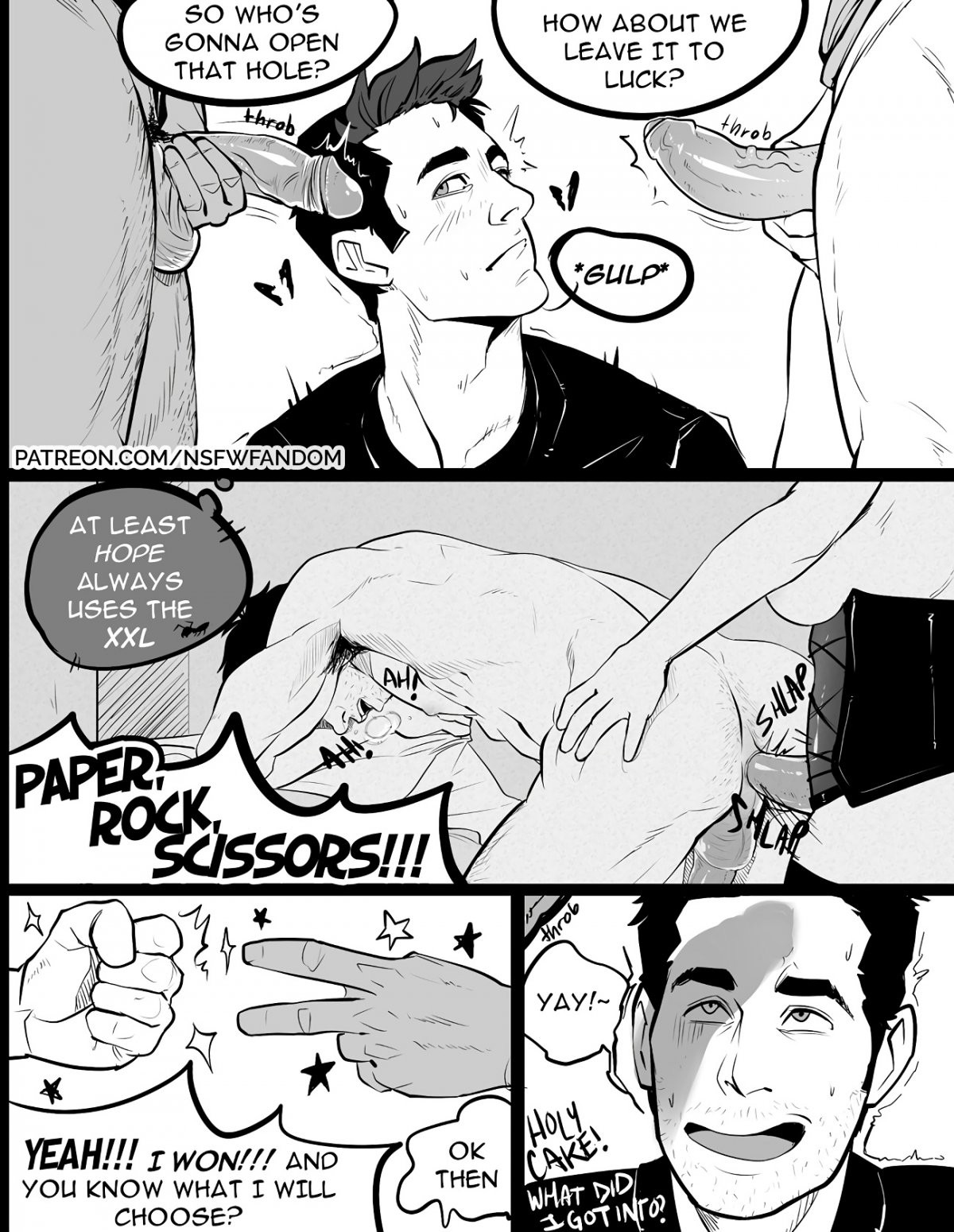 Antman, Cap, and Falcon Threesome porn comic picture 4