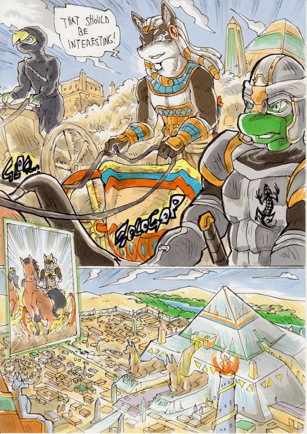 Anubis Stories 1 - The Magical Sword porn comic picture 6