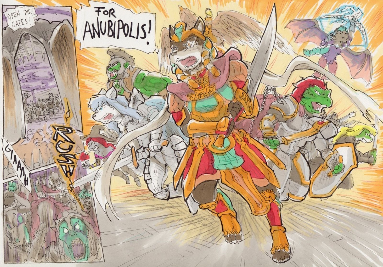 Anubis Stories 5 - The Battle for Anubipolis porn comic picture 21