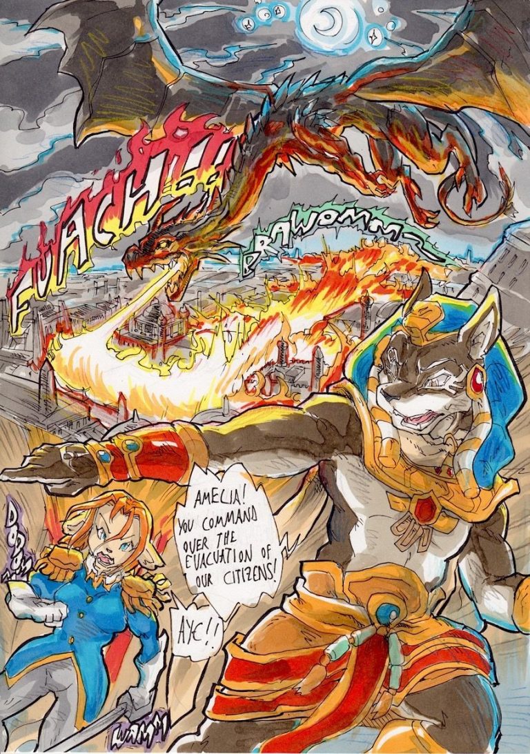 Anubis Stories Chapter 3 - Dragon Attack porn comic picture 12