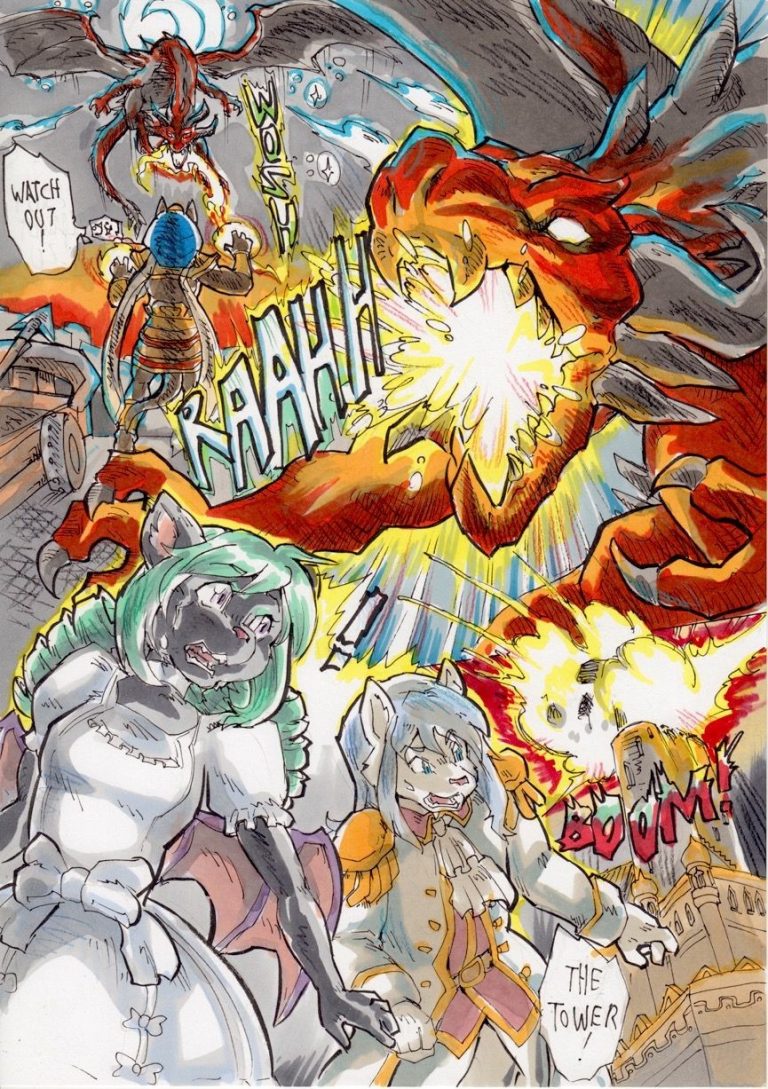 Anubis Stories Chapter 3 - Dragon Attack porn comic picture 14