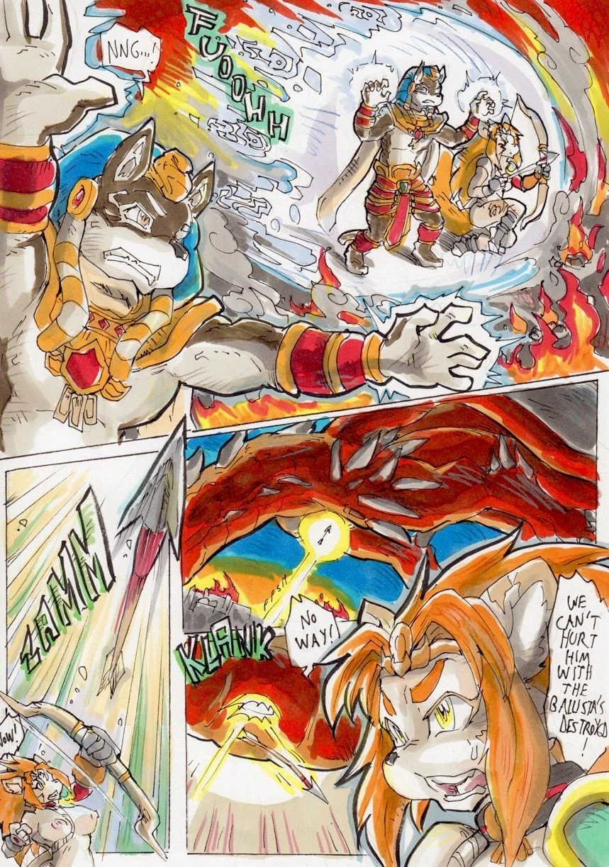 Anubis Stories Chapter 3 - Dragon Attack porn comic picture 15