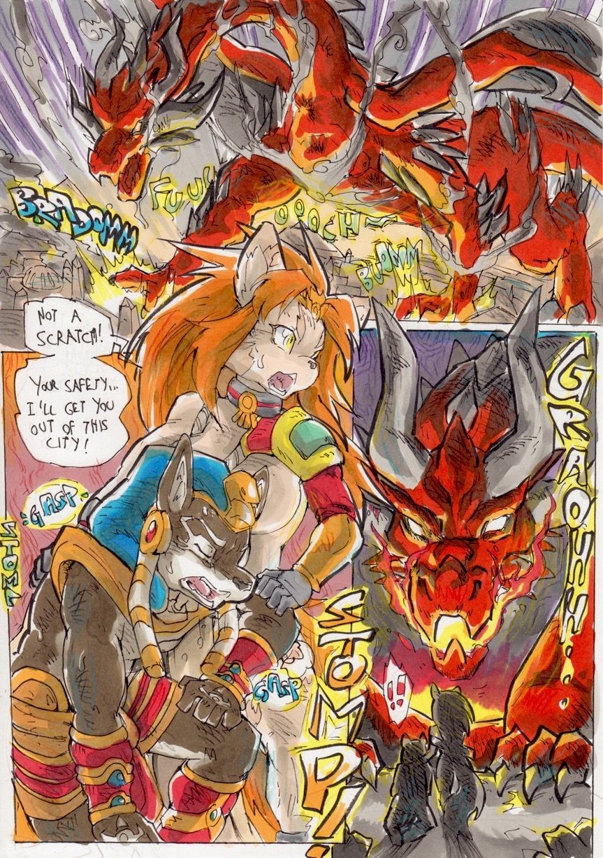 Anubis Stories Chapter 3 - Dragon Attack porn comic picture 18