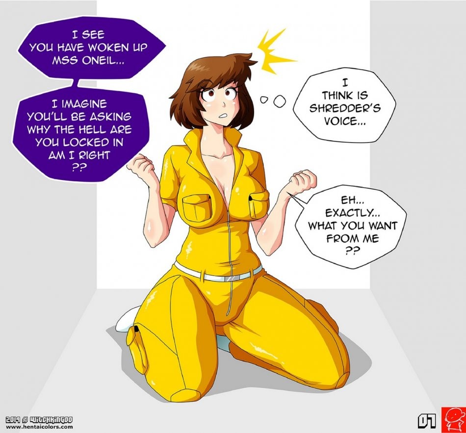 April O'Neil - Save The Turtles porn comic picture 8