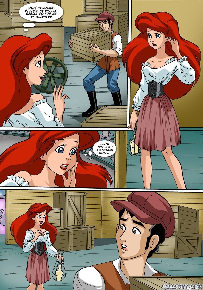 Ariel Explores Porn comic, Rule 34 comic, Cartoon porn comic - GOLDENCOMICS