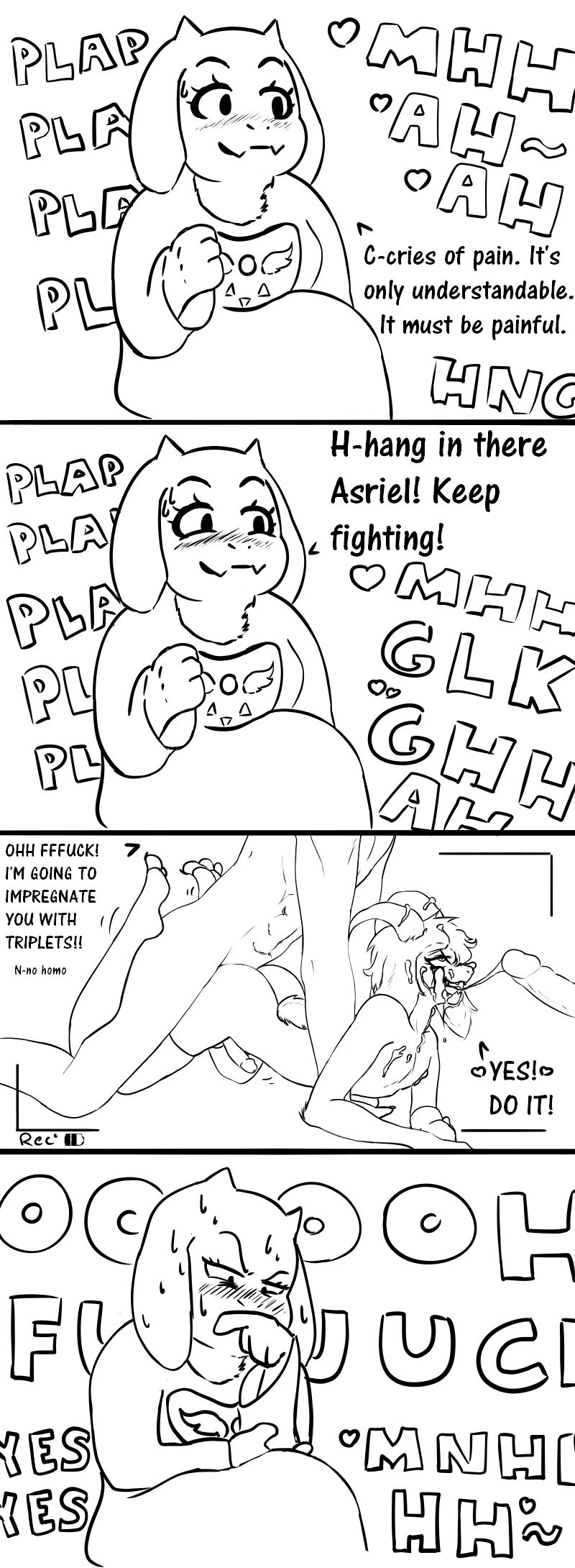 Asriel's not gay porn comic picture 5