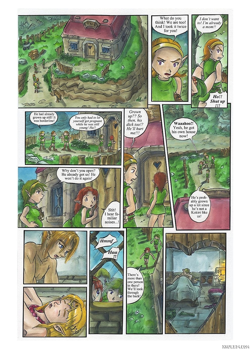 Bad Zelda 2 porn comic picture 2