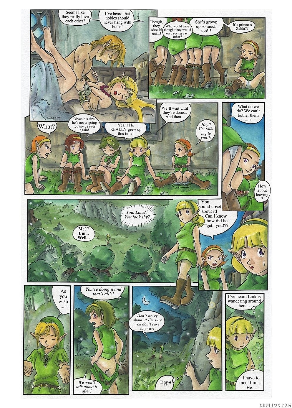 Bad Zelda 2 porn comic picture 3
