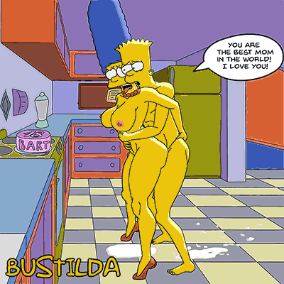 Bart and Marge Simpson celebrating his 18th birthday porn comic picture 5