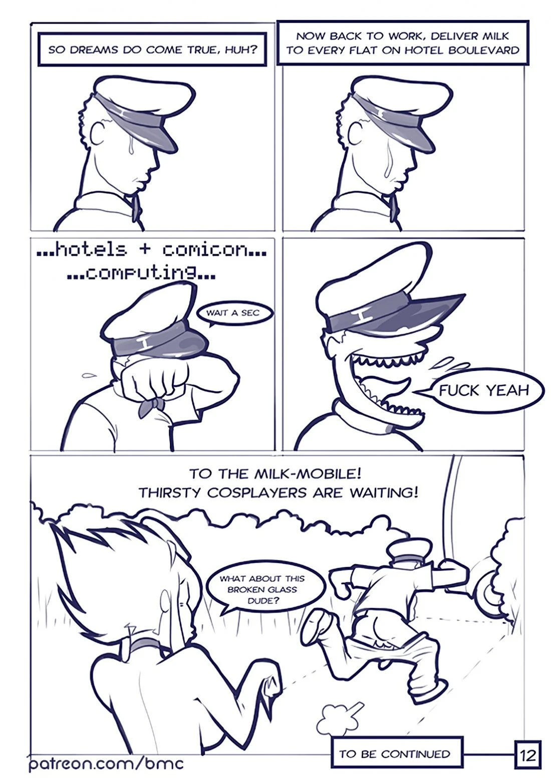 Big Milk Delivery porn comic picture 13