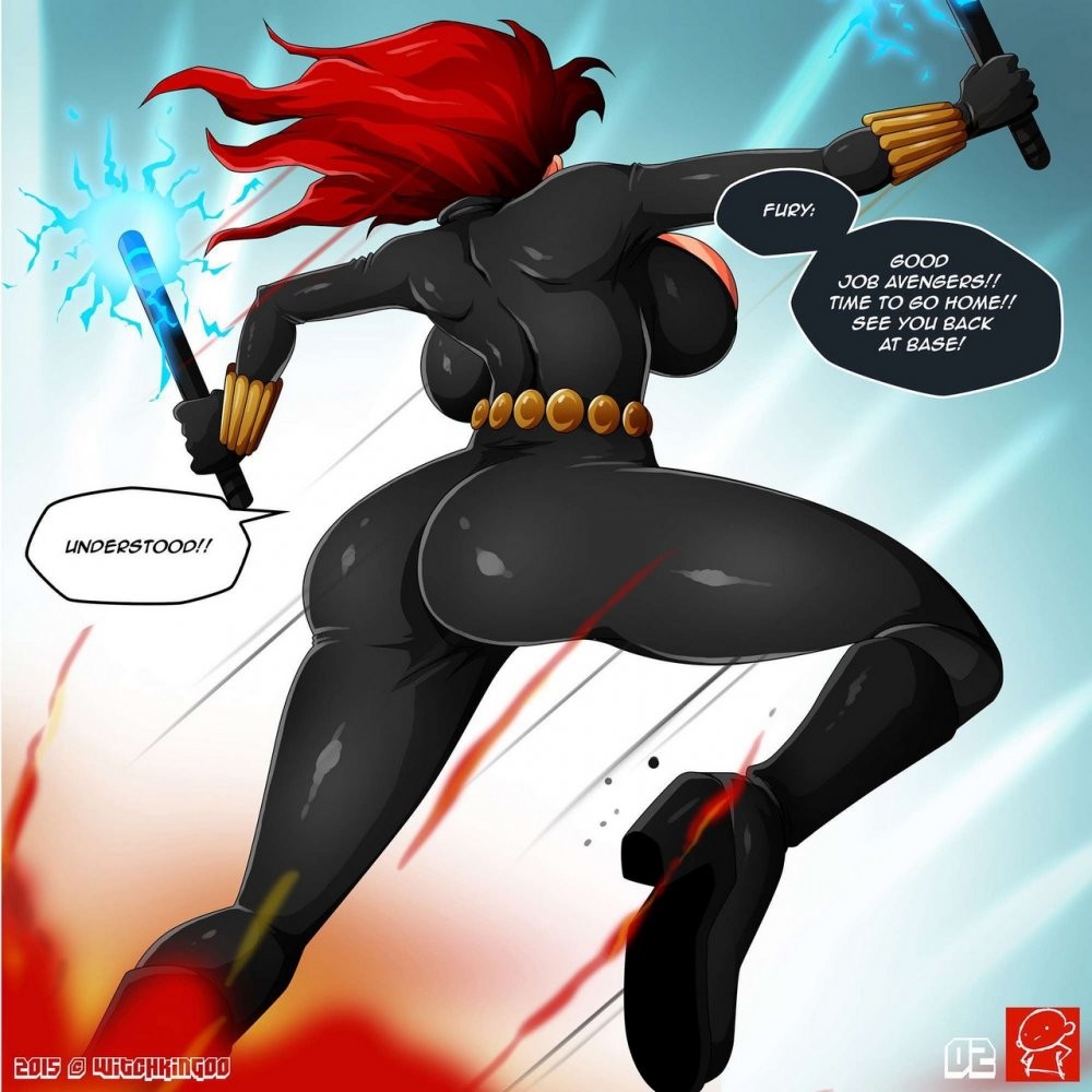 Black Widow porn comic picture 3