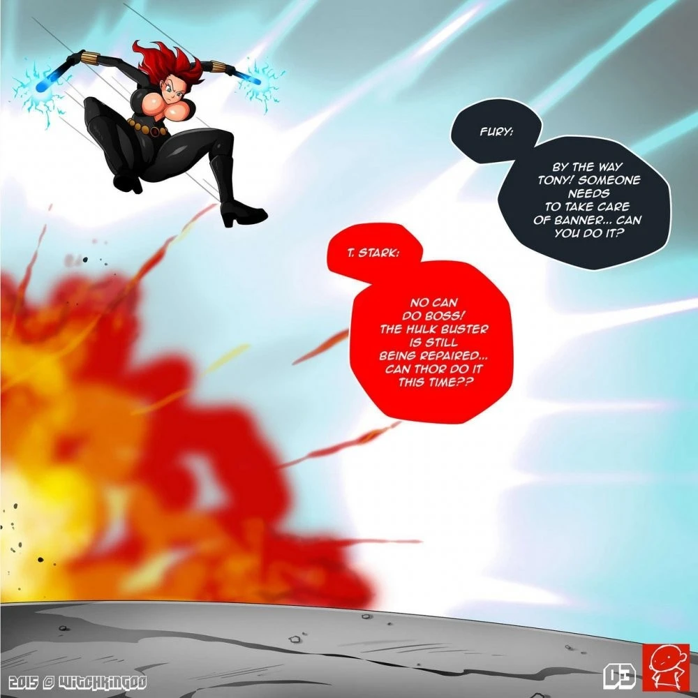 Black Widow porn comic picture 4
