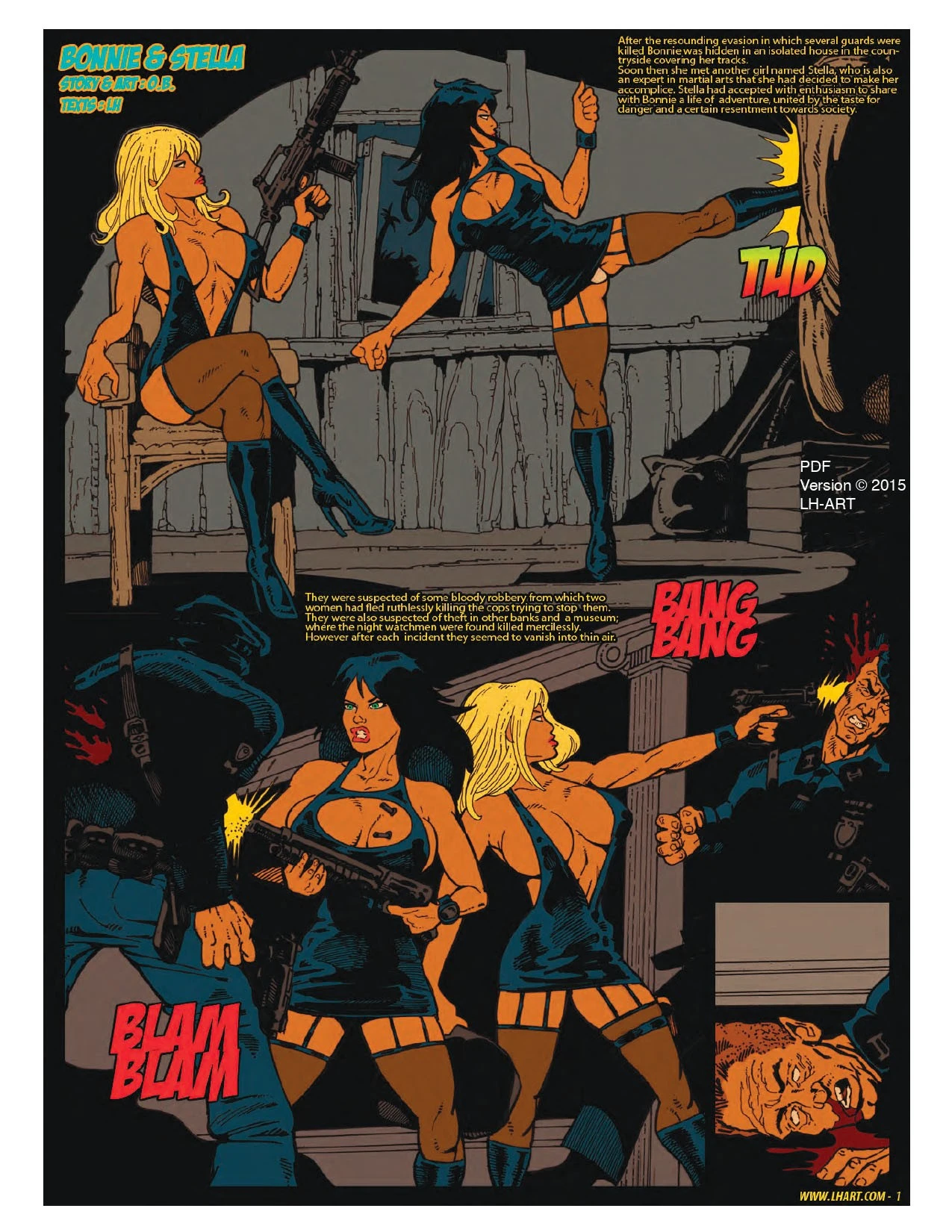 Bonnie & Stella porn comic picture 1