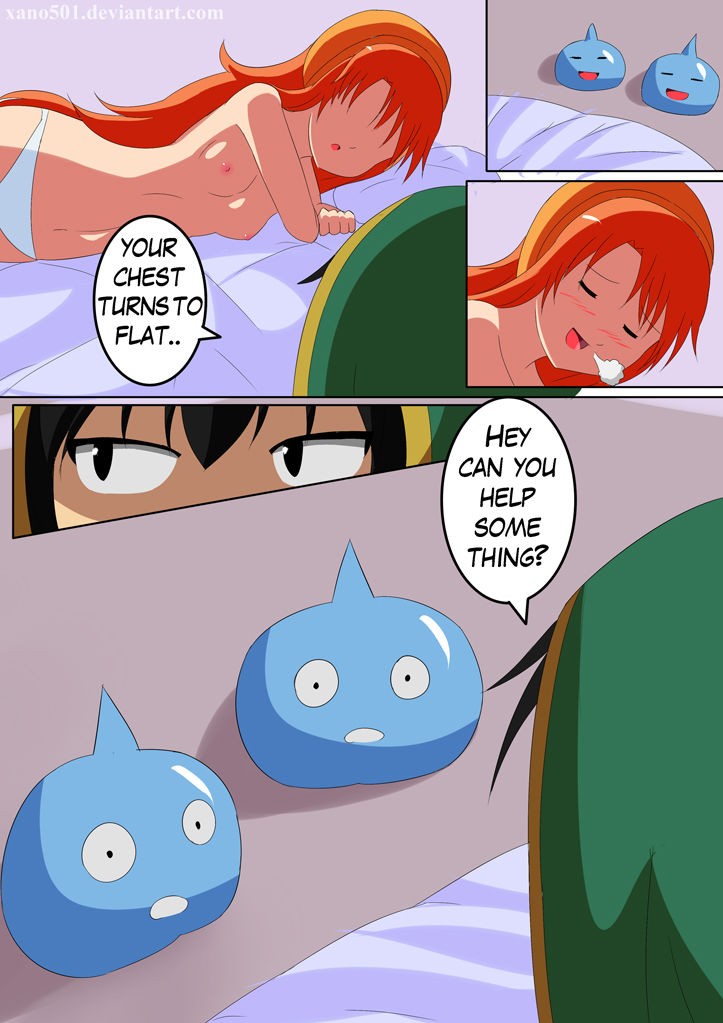 Boobs Slime porn comic picture 7