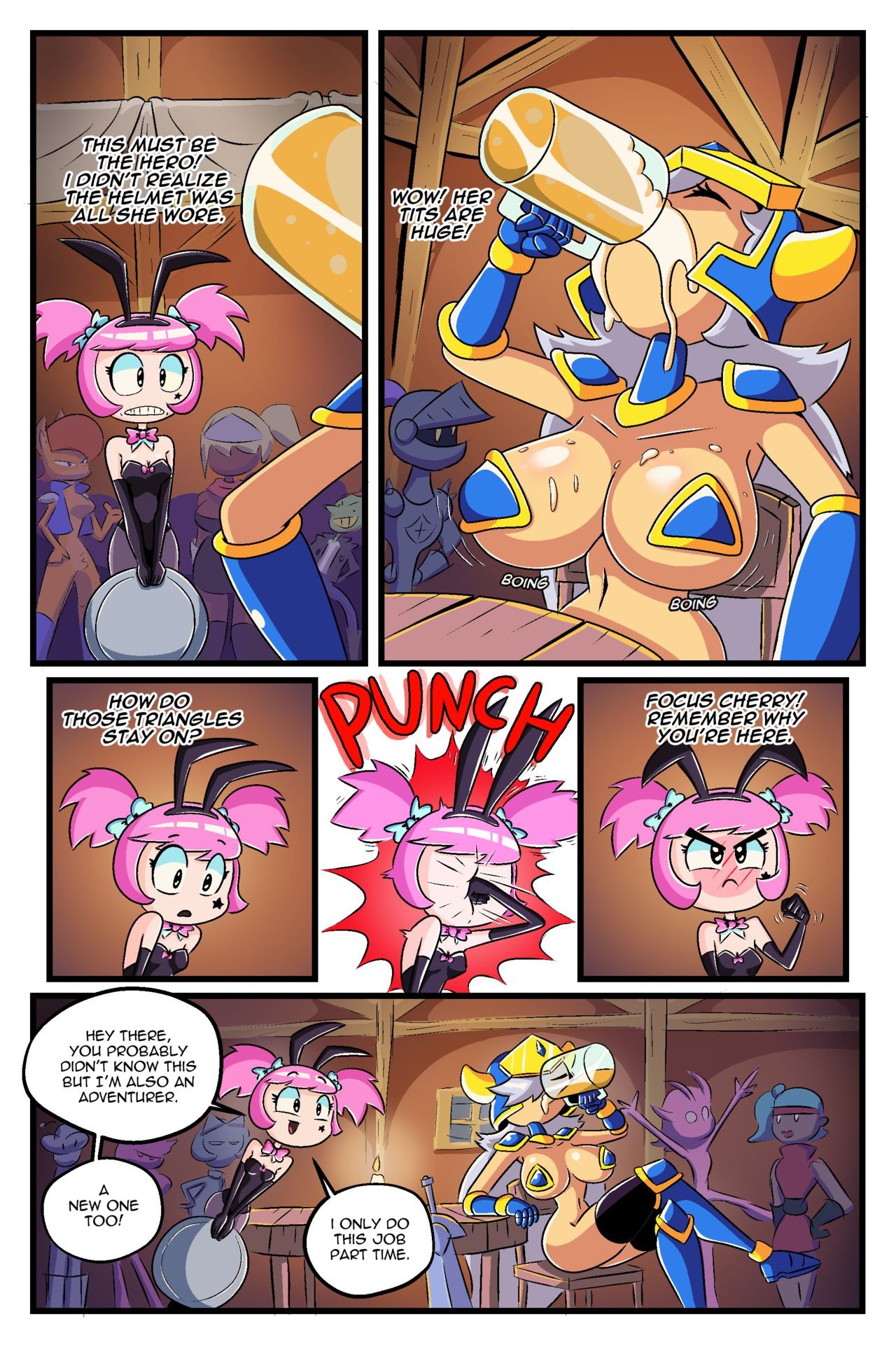 Booby Quest 1-4 porn comic picture 37