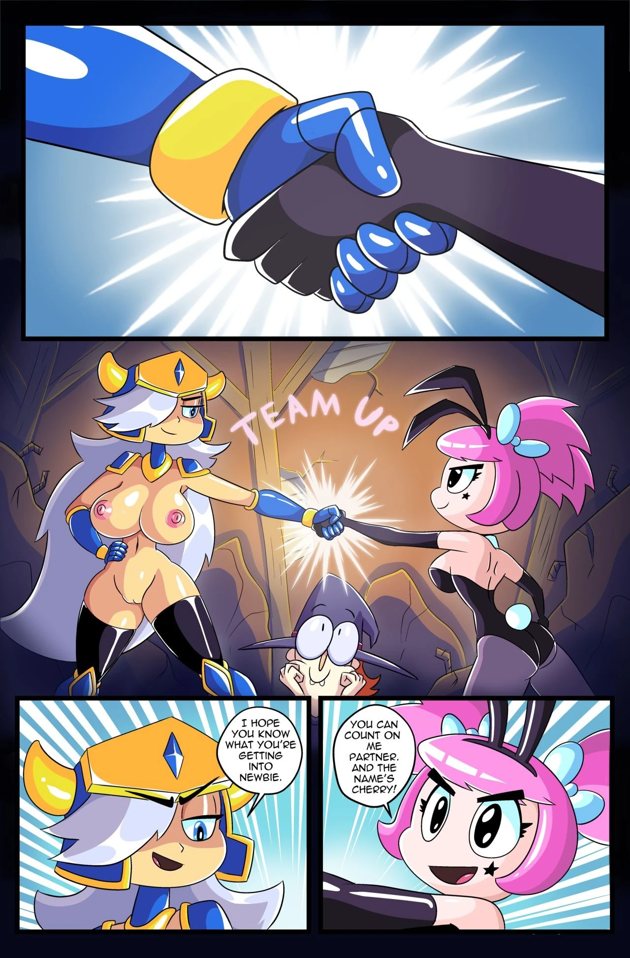 Booby Quest 1-4 porn comic picture 61