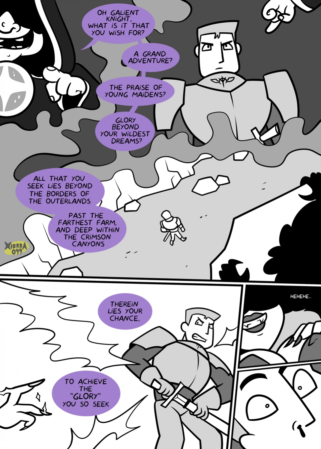 Bright Darkness-A Knight's Glory porn comic picture 3
