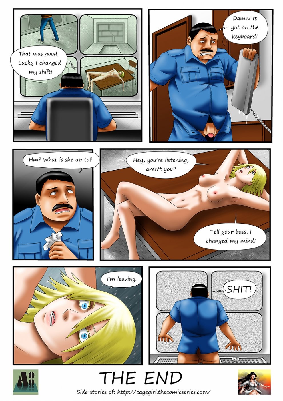 Cagegirl 4- Death Row porn comic picture 12