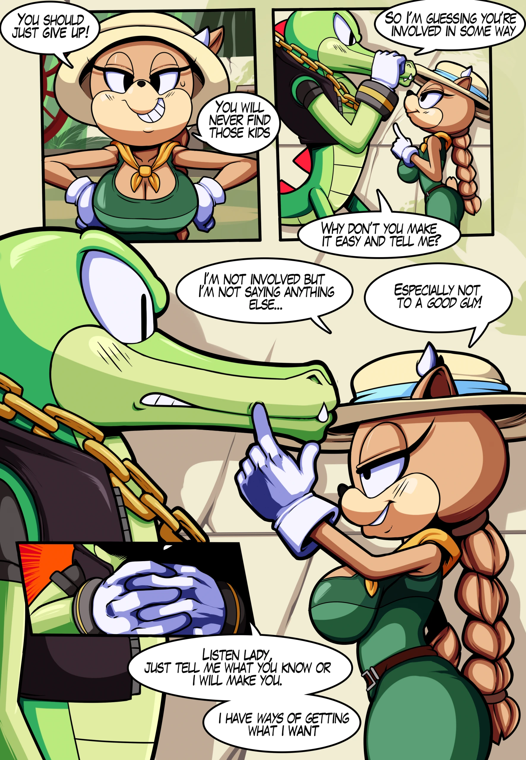 Chaotix Boom porn comic picture 2