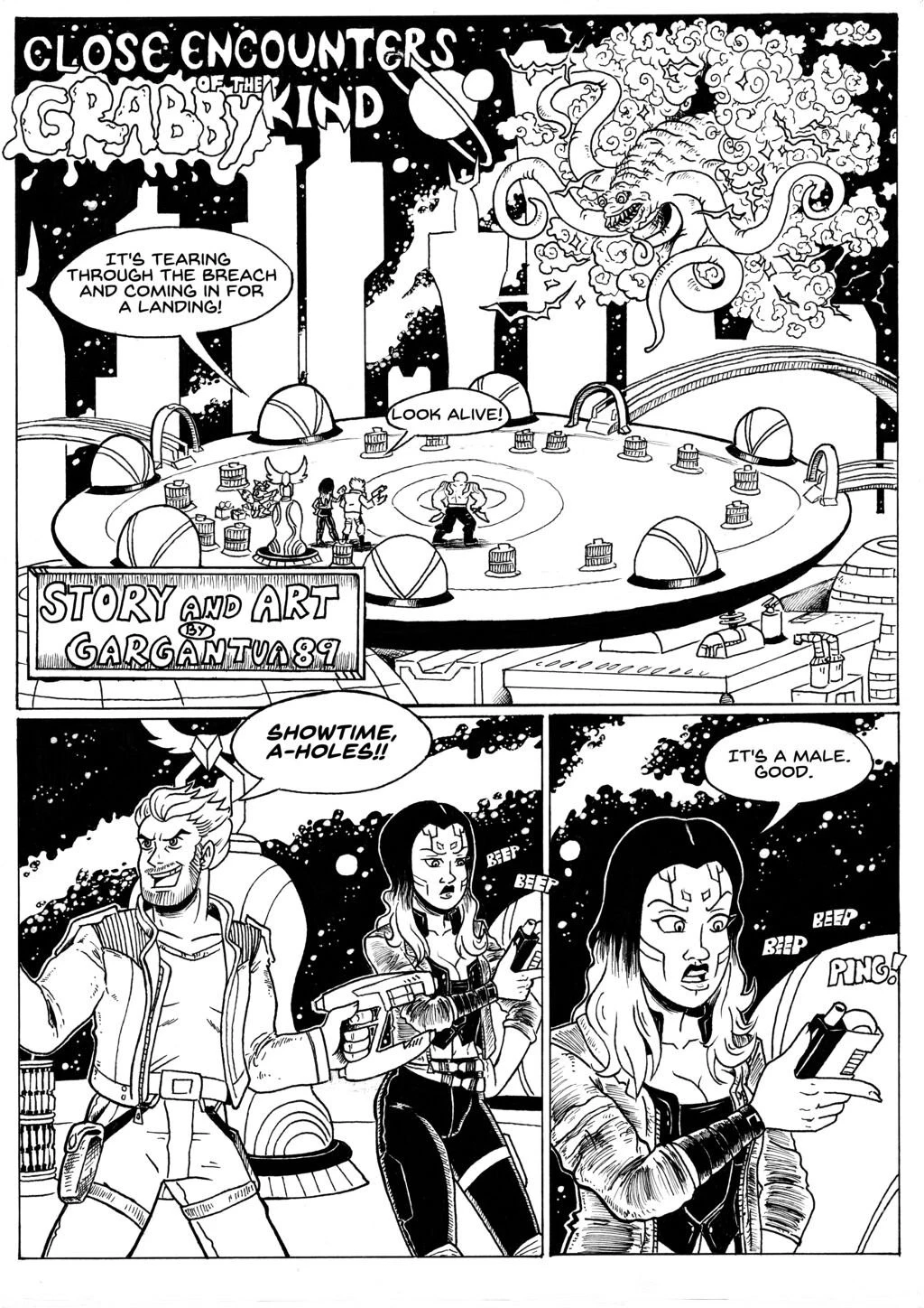 Close Encounters of the Grabby Kind porn comic picture 1