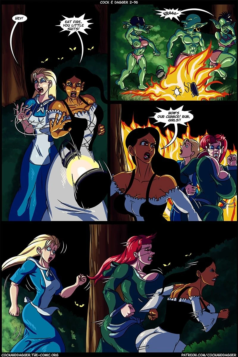 Cock and Dagger 2 porn comic picture 2