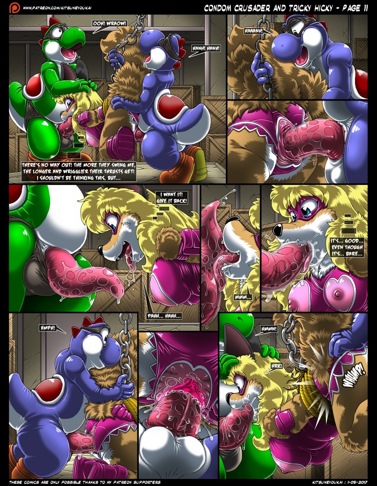 Condom Crusader and the Tricky Hicky porn comic picture 11