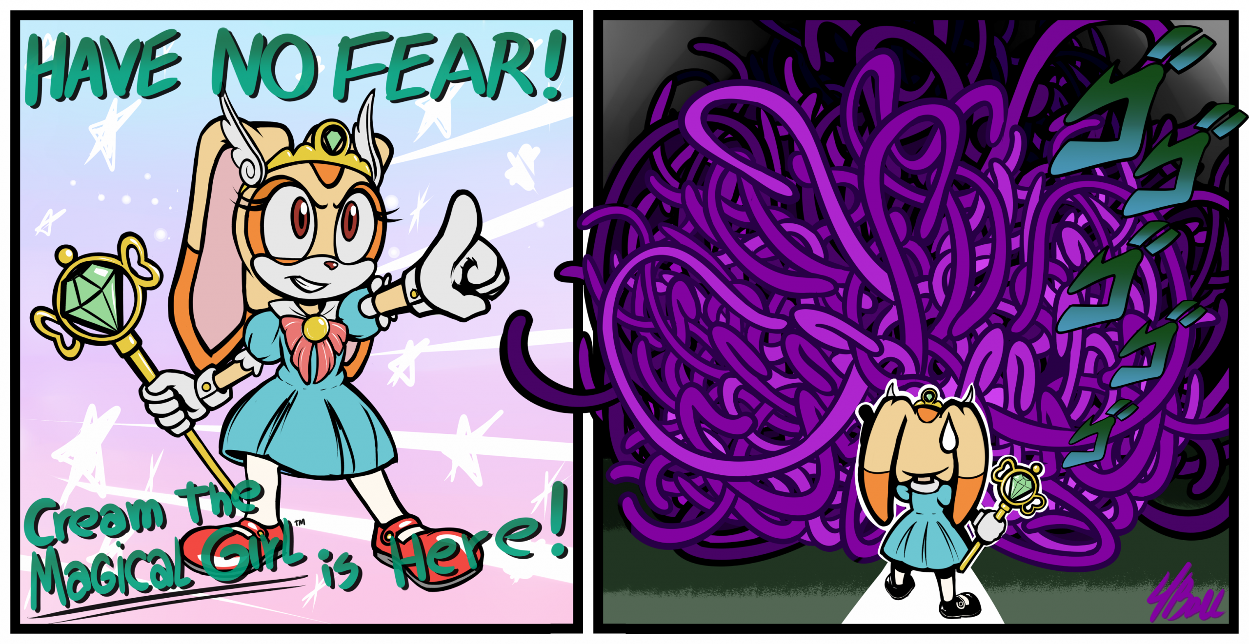 Cream the Magical Girl Saves the Day? porn comic picture 1