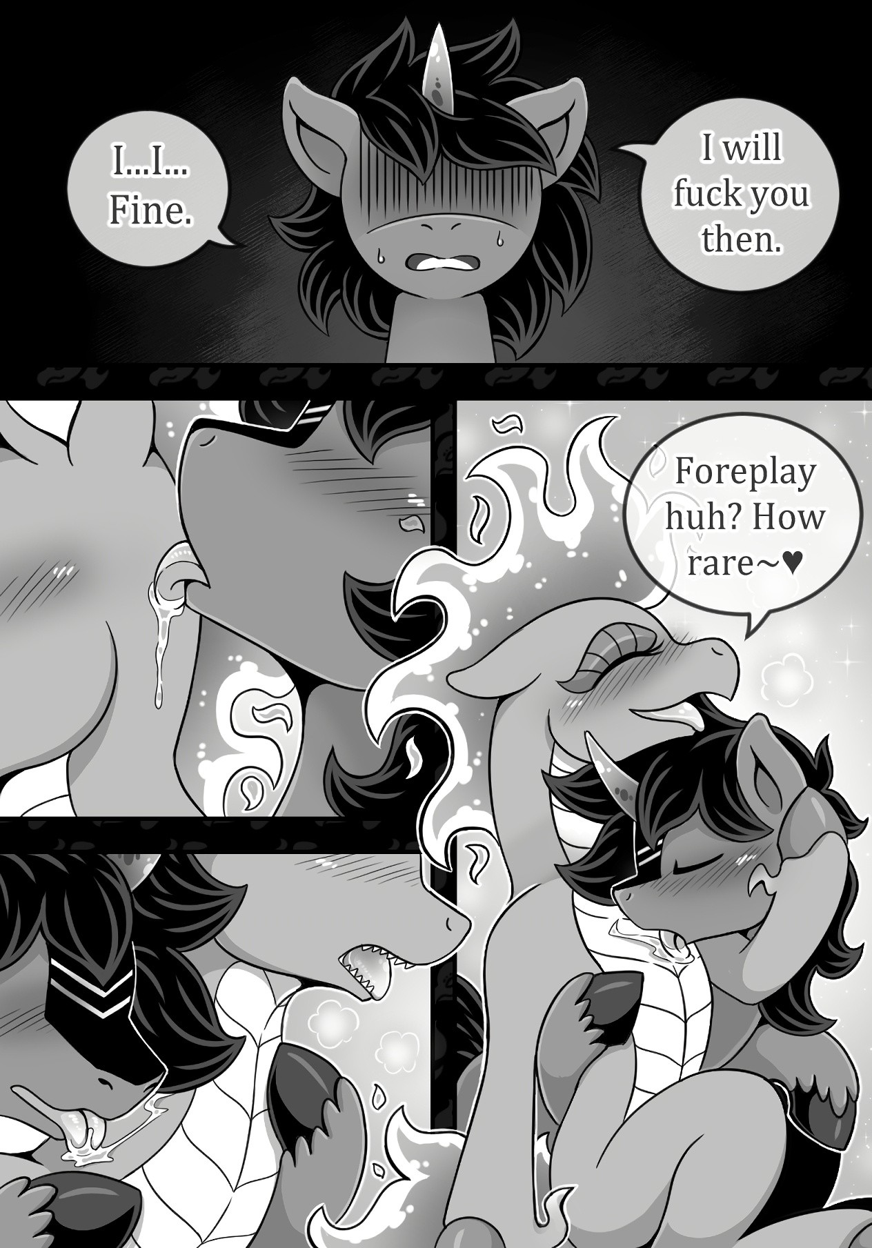 Crossover Story Act 3: Dragon Horse porn comic picture 16
