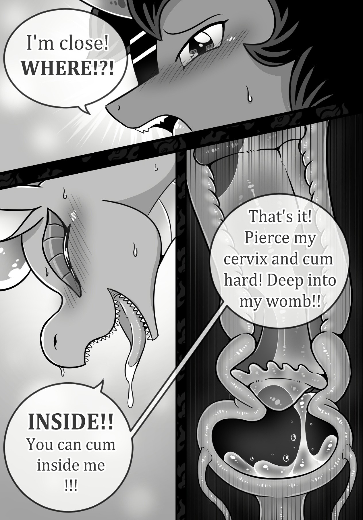 Crossover Story Act 3: Dragon Horse porn comic picture 30