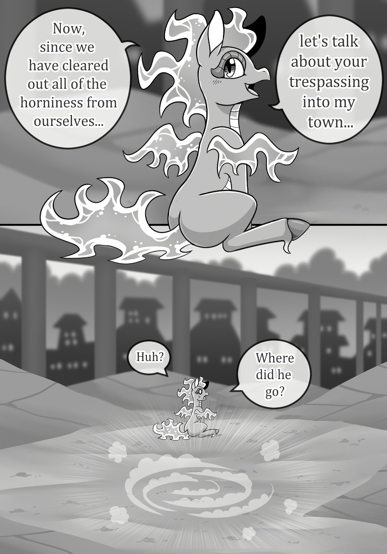 Crossover Story Act 3: Dragon Horse porn comic picture 34