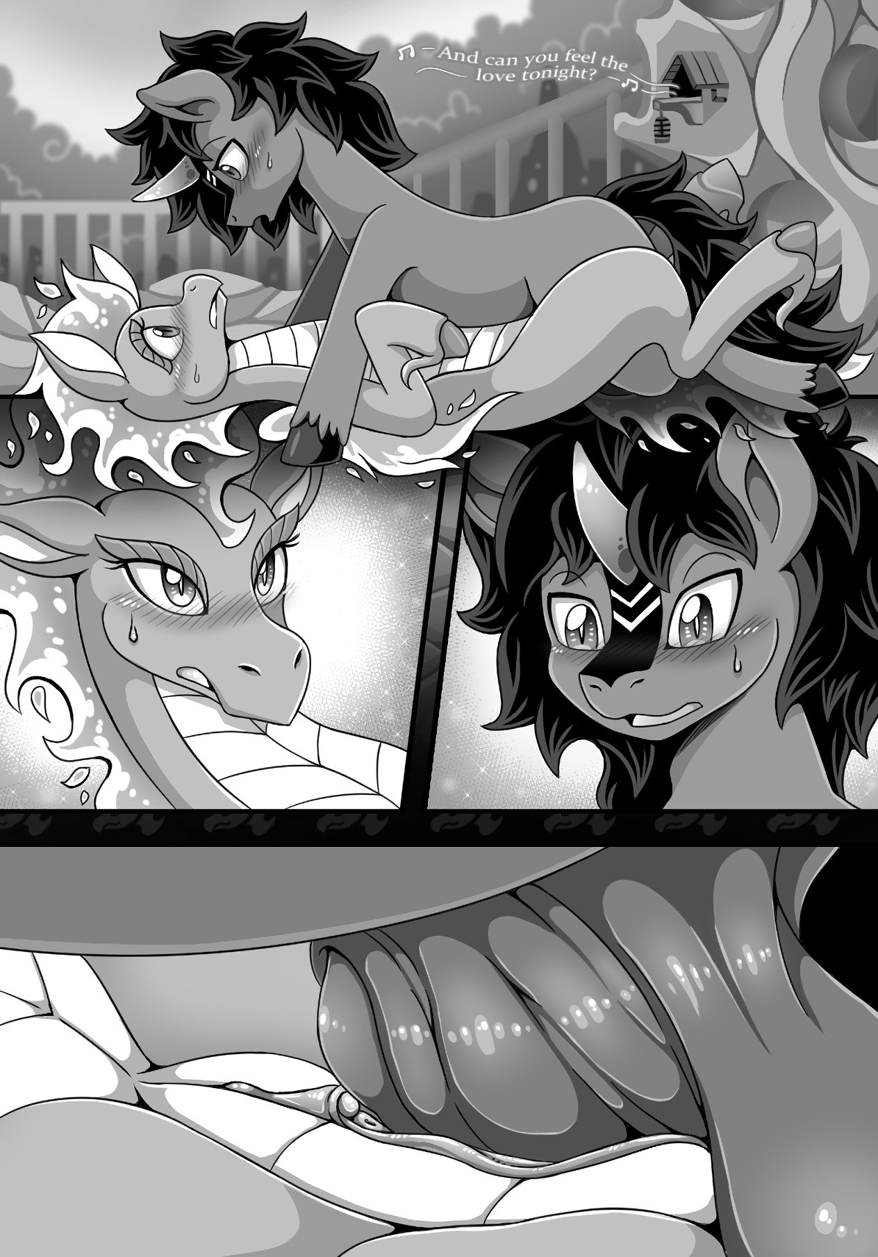 Crossover Story Act 3: Dragon Horse porn comic picture 5