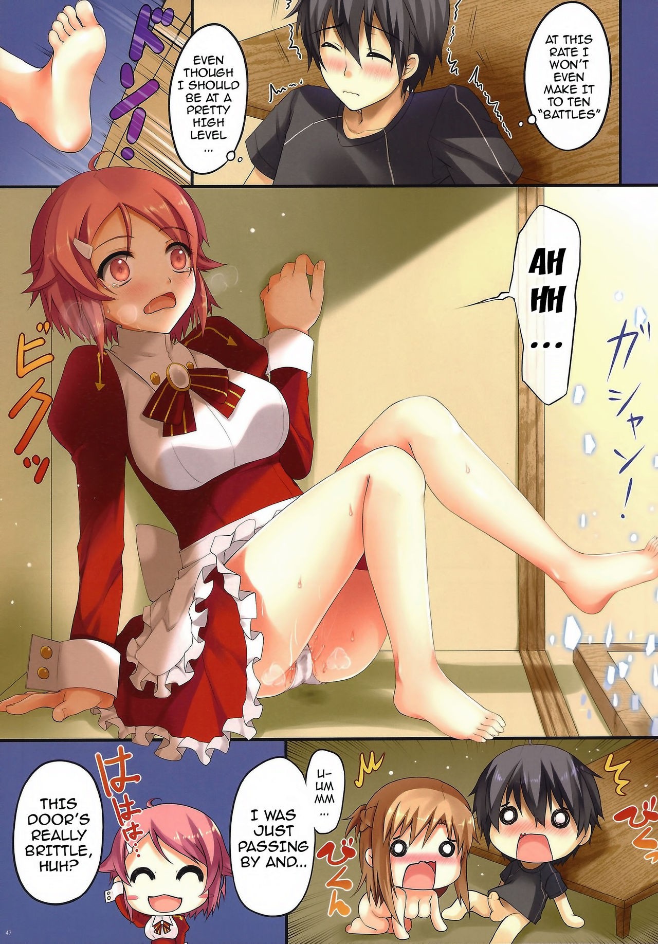 Cumming Inside Asuna 100% Raw hentai manga picture 44