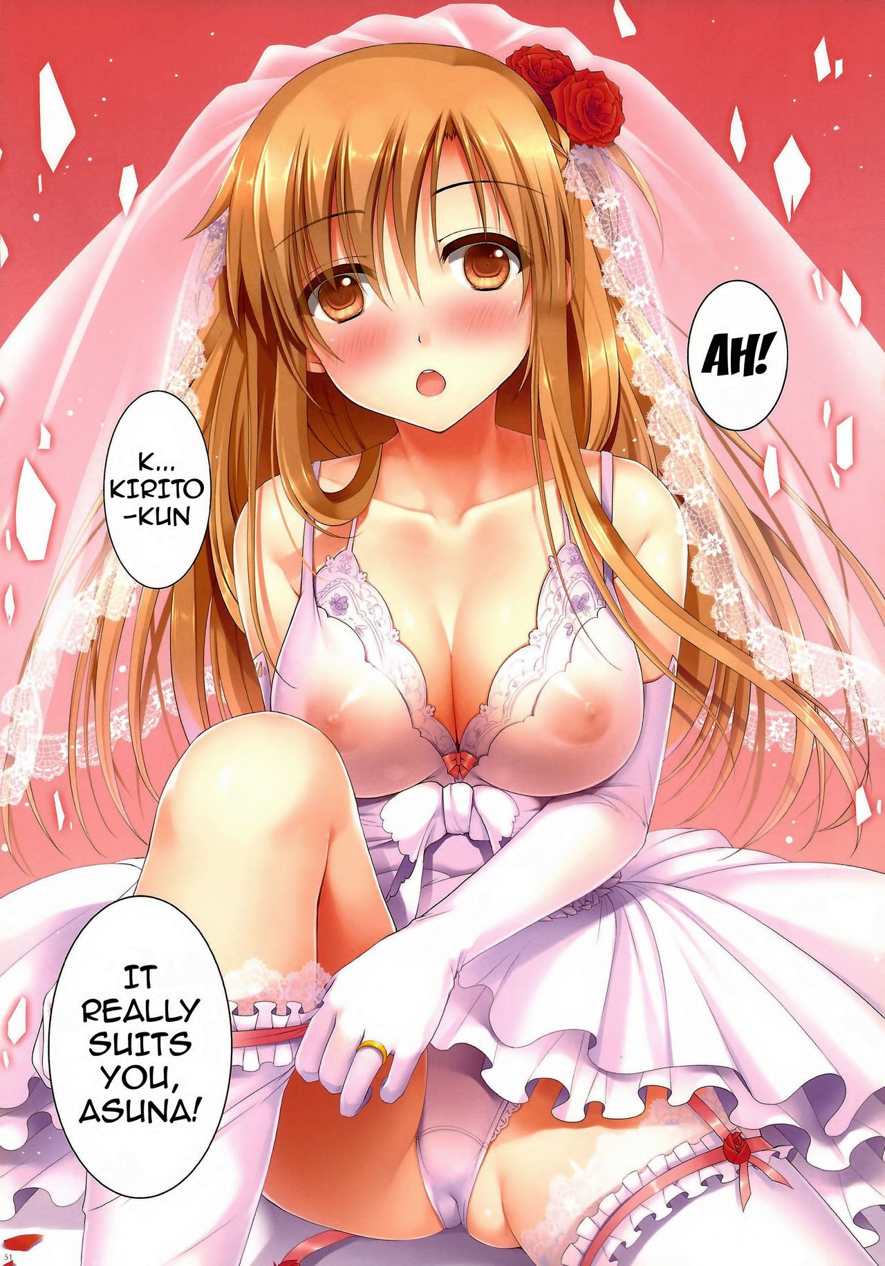 Cumming Inside Asuna 100% Raw hentai manga picture 48