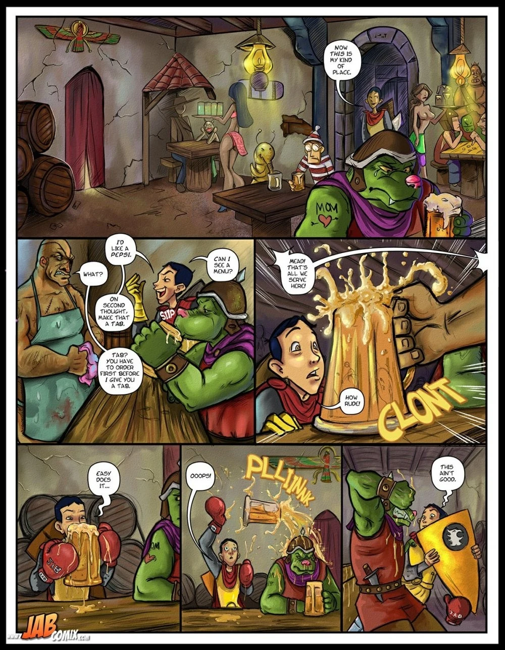 Da’younguns And Dragon porn comic picture 14
