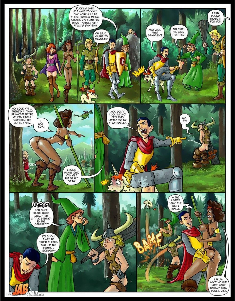 Da’younguns And Dragon porn comic picture 2