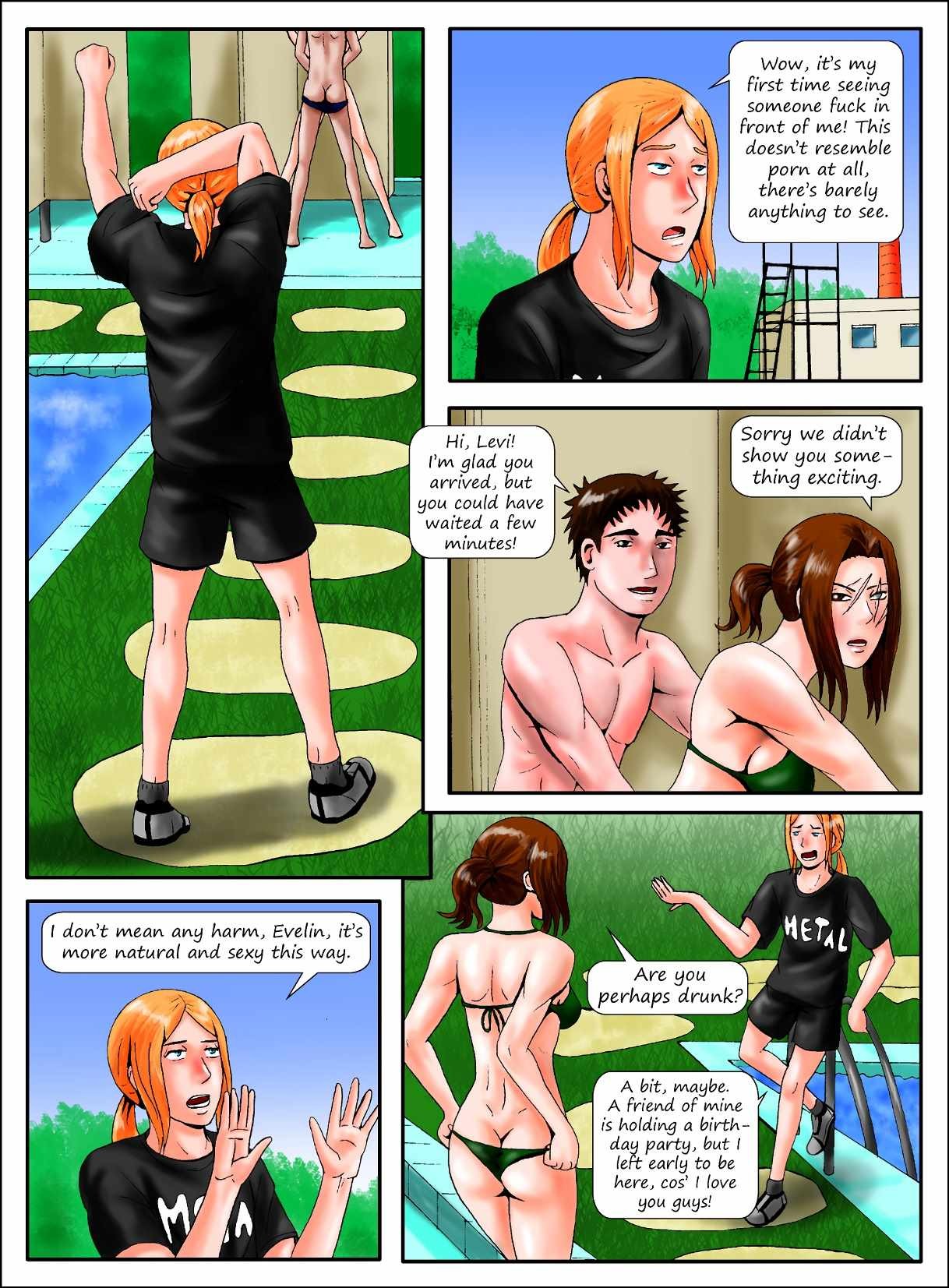 Daredoers Aquapark Edition porn comic picture 5