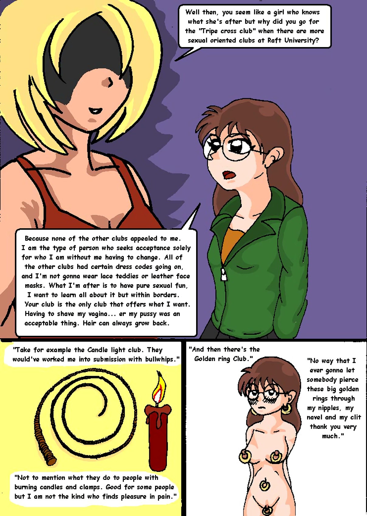 Daria Joins the Triple Cross Club porn comic picture 7